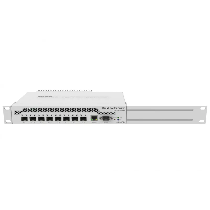 Valdomas jungiklis MikroTik CRS309-1G-8S+ Gigabit Ethernet (10/100/1000) Power over Ethernet (PoE) Baltas