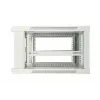 Extralink sieninis stelažas 6U 600x450 pilkas, metalinės durelės