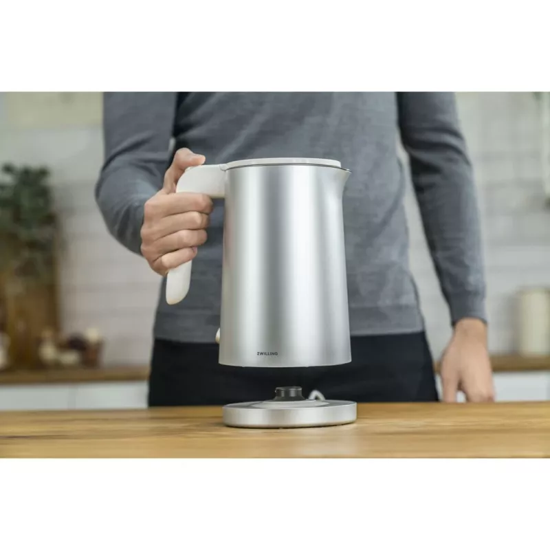 Elektrinis virdulys ZWILLING 1 L 1850 W nerūdijantis plienas, 360° pagrindas, šildymo palaikymas