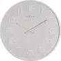 NeXtime 3096WI – Sieninis laikrodis – kvarcinis – apvalus – baltas – medinis – mediena
