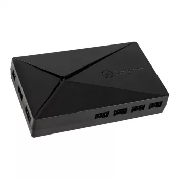 SilverStone SST-LSB02-E – ARGB LED šakotuvas ir valdiklis, juodas