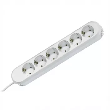 Prailginimo laidas Bachmann SMART 6x Schuko H05VV-F 3G 1,50mm² 16A/3680W 5m