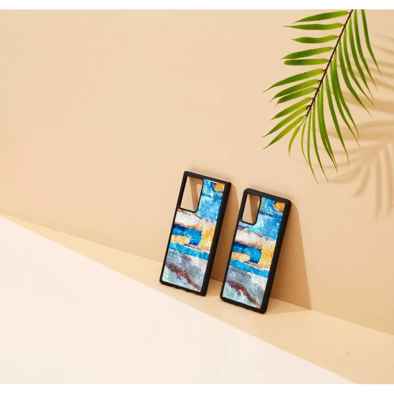 Apsauginis dėklas iKins, skirtas Samsung Galaxy Note 20 Ultra — dangaus mėlyna