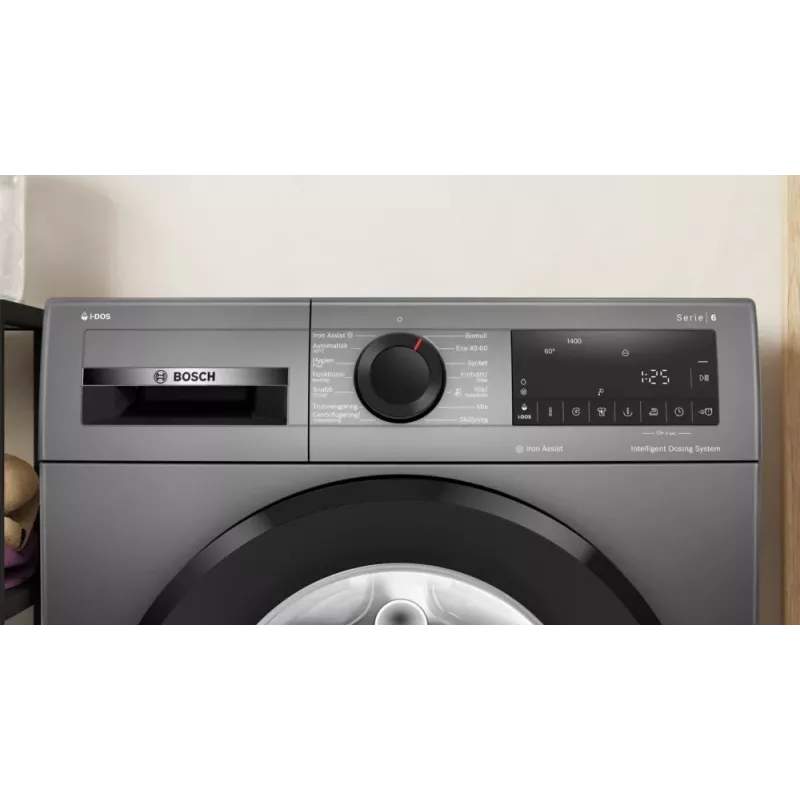 Bosch WGG244RFSN Priekinio pakrovimo skalbyklė | 9 kg | 1400 aps./min | Energijos klasė A | Pilka