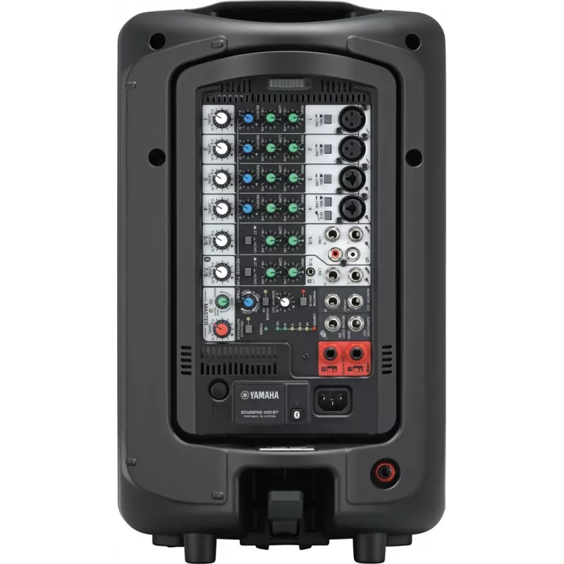 Laisvai pastatoma PA sistema YAMAHA Stagepas 400BT – 400 W, 2 krypčių, 10 kanalų mikšeris, Bluetooth 4.1, juoda