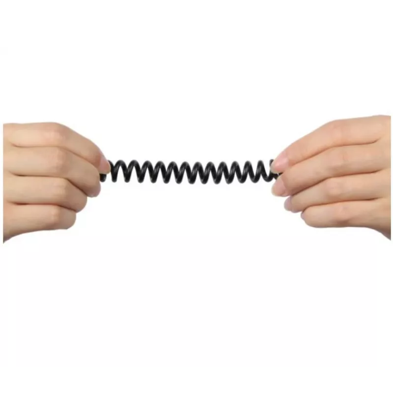 Kabelis MiniJack 3.5mm (M) - MiniJack TWIST; Y-C922ABK