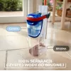 VILEDA Microfibre šluota 1200 ml šlapiam valymui, besisukanti galvutė 360°, kotas 140,5 cm, nuimama skalbiama galvutė