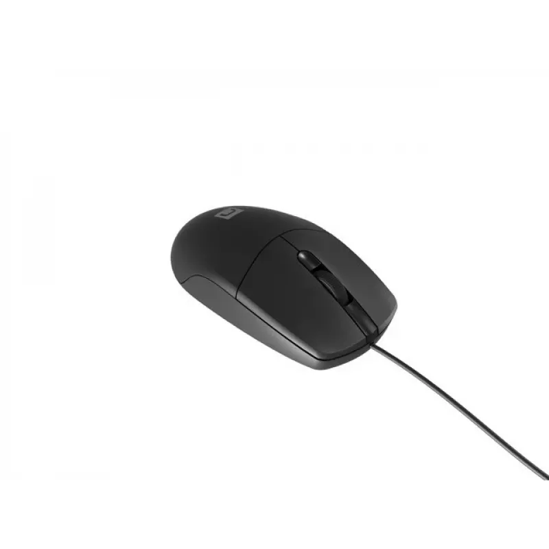 Laidinė biuro pelė NATEC Ruff Plus USB Type-A, dešinei rankai, 1200 DPI, 3 mygtukai, juoda