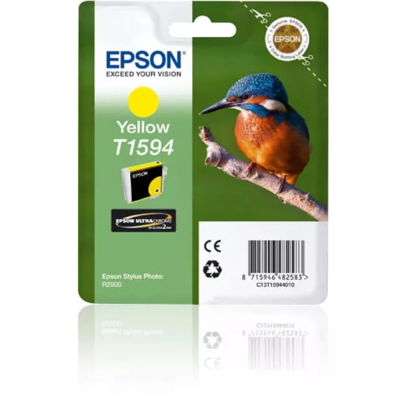 Kasetė EPSON T1594 17 ml UltraChrome Hi-Gloss2 Geltona