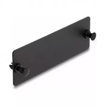 DeLOCK aklinis skydelis pluoštiniams lizdams juodas 109mm metalinis
