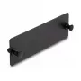 DeLOCK aklinis skydelis pluoštiniams lizdams juodas 109mm metalinis