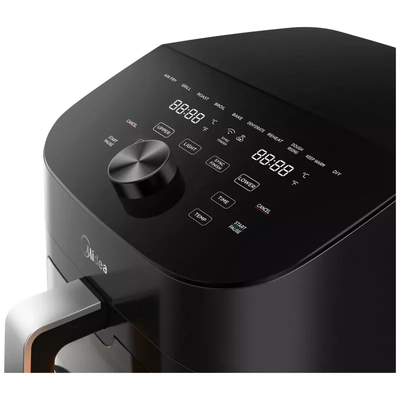 Kepimo orkaitė (Airfryer) Midea MAD1100DADK, 1850 W, dviejų talpų 4,4/6,4 L