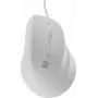 NATEC Crake 2 Pro vertikali pelė, dešinei rankai, USB-A, optinė, 12800 DPI, balta