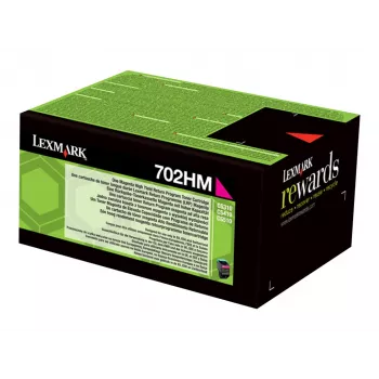 Kasetė su toneriu Lexmark 702HM Magenta 3000 puslapių