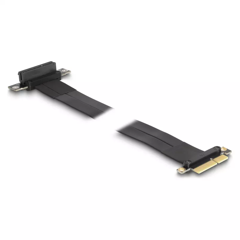 DeLOCK Riser kortelė PCI Express x4 (vyriška) į x4 lizdą 90° kampu su 60 cm kabeliu