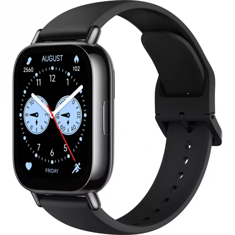 Išmanusis laikrodis Xiaomi Redmi Watch 5 Lite – 1,96 colio AMOLED ekranas, GPS, 470 mAh, 48 mm, TPU juostelė, juoda
