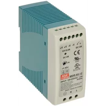 Maitinimo šaltinis MDR-60-48 1.25A DIN bėgiui PULSAR