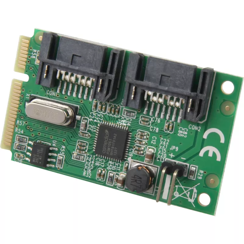 Delock Mini PCIe I/O PCIe pilno dydžio 2 x SATA 6 Gb/s (95233)
