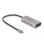 DeLOCK USB Hub 10 Gbps USB Type-C 4 prievadai PD 85W 30 cm kabelis
