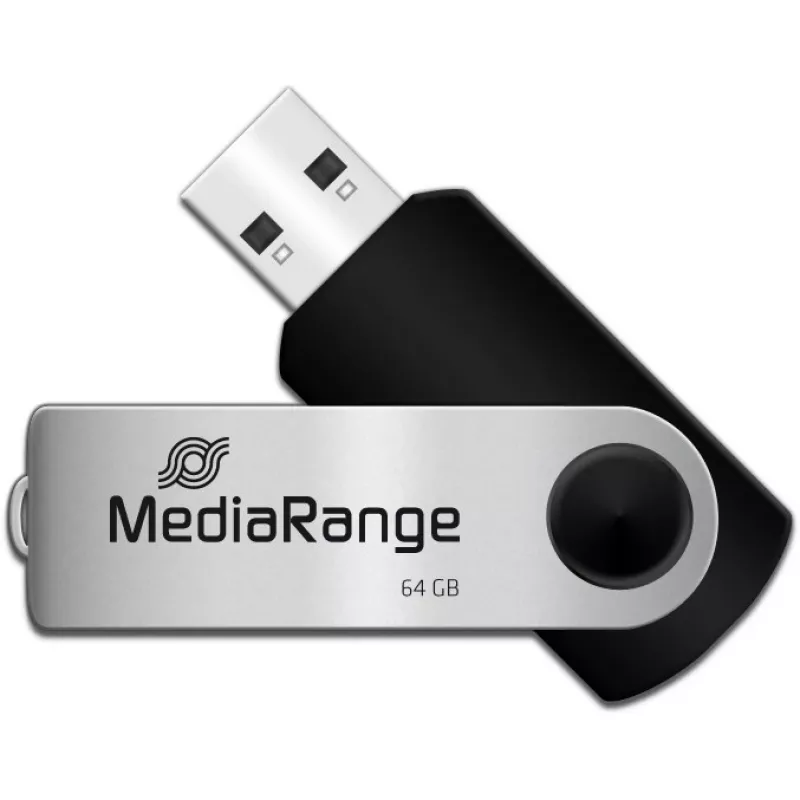 USB atmintukas MediaRange 64GB USB Type-A Micro-USB MR912