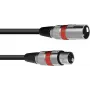 XLR kabelis Omnitronic 3022047R, 3 m, 1x XLR kištukas į 1x XLR lizdą