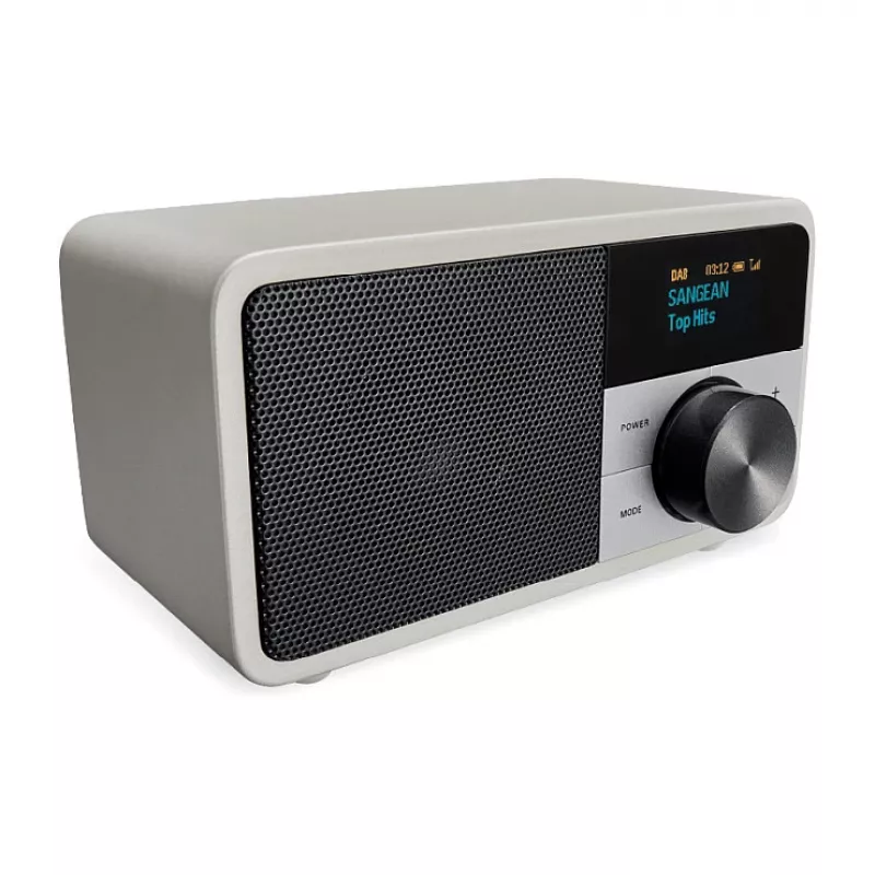 Stalinis radijo imtuvas Sangean DDR-7 Glacier Silver su skaitmeniniu imtuvu ir Bluetooth