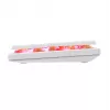 Mechaninė klaviatūra White Shark Nagamaki GK-006211 — kompaktiškas išdėstymas, Red mechaniniai jungikliai, baltas korpusas
