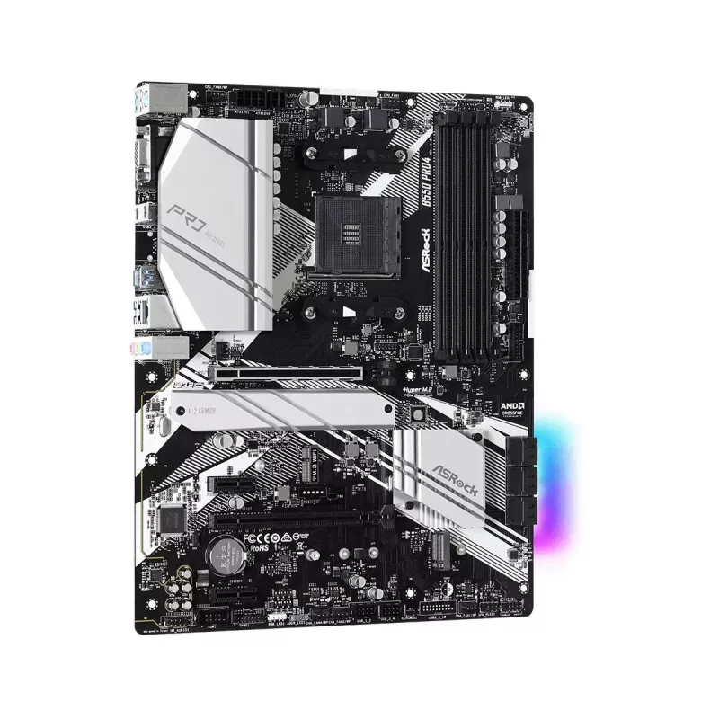 Motininė plokštė ASRock B550 PRO4 AMD B550 Socket AM4 ATX