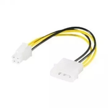 Wentronic Goobay vidinis kompiuterio maitinimo kabelis, 0,16 m – 5,25 kištukas > P4 kištukas (51362)
