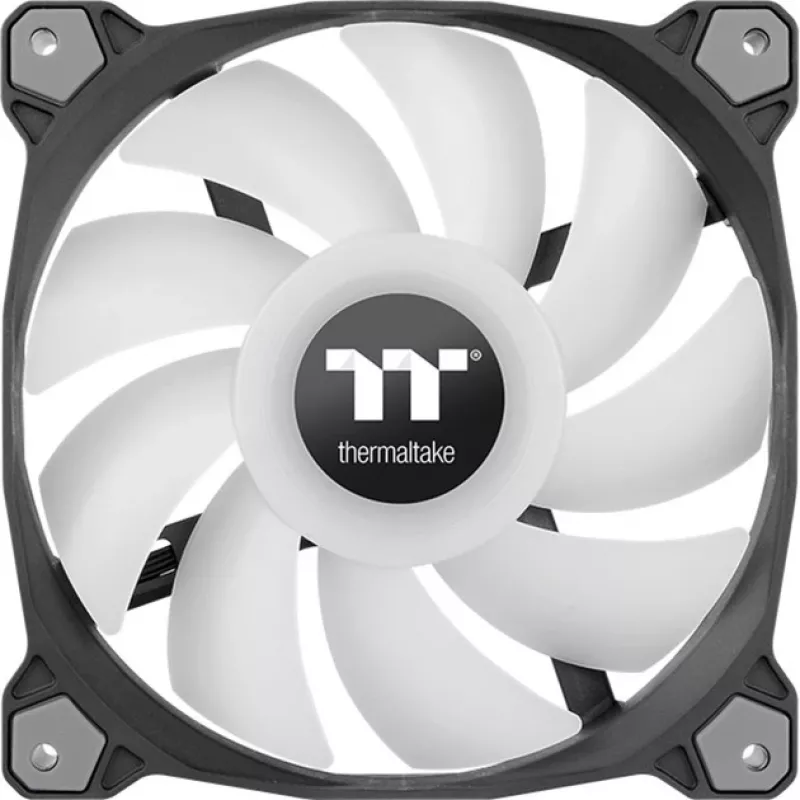 Kompiuterio ventiliatorius Thermaltake Pure Duo 14, 140 mm, PWM, RGB LED, juodas