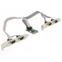 Vidinė Mini PCIe serijinė adapterio kortelė DeLOCK 95243