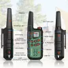 Nešiojama racija Baofeng BF-T25E — 16 kanalų, 2×1400 mAh Li‑Ion, VOX, LCD, žalia, rinkinys 2 vnt