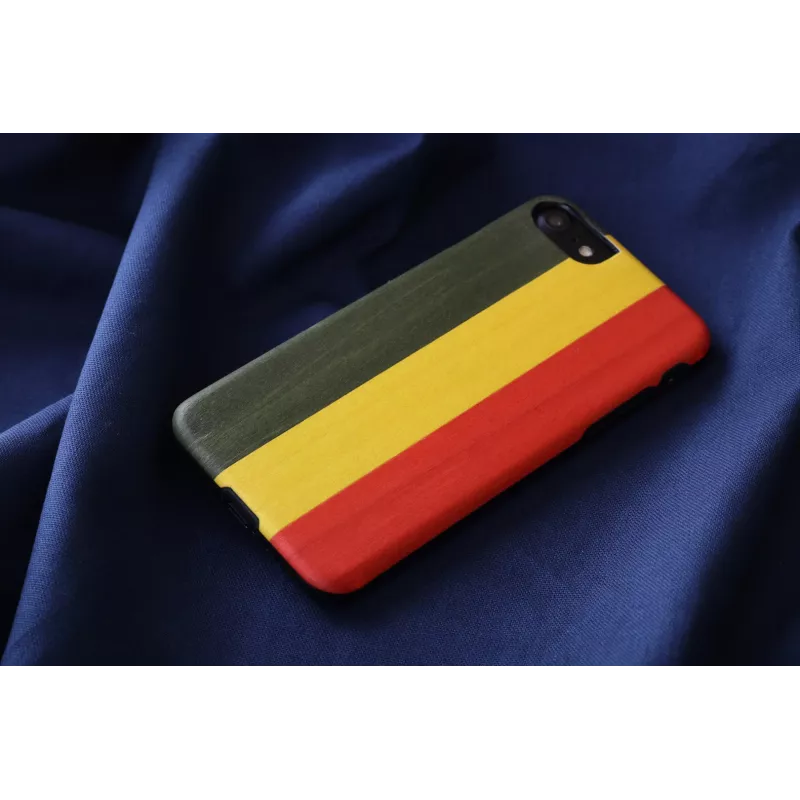 Telefono dėklas Man and Wood iPhone 7/8 — reggae juodas