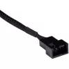 Alphacool 18681 Y skirstiklis 4 kontaktų į 3x 4 kontaktų PWM, 60 cm, juodas