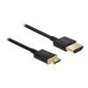 DeLOCK Slim Premium HDMI laidas – HDMI (standartinis) į Mini-HDMI, 2,0 m, juodas (84778)
