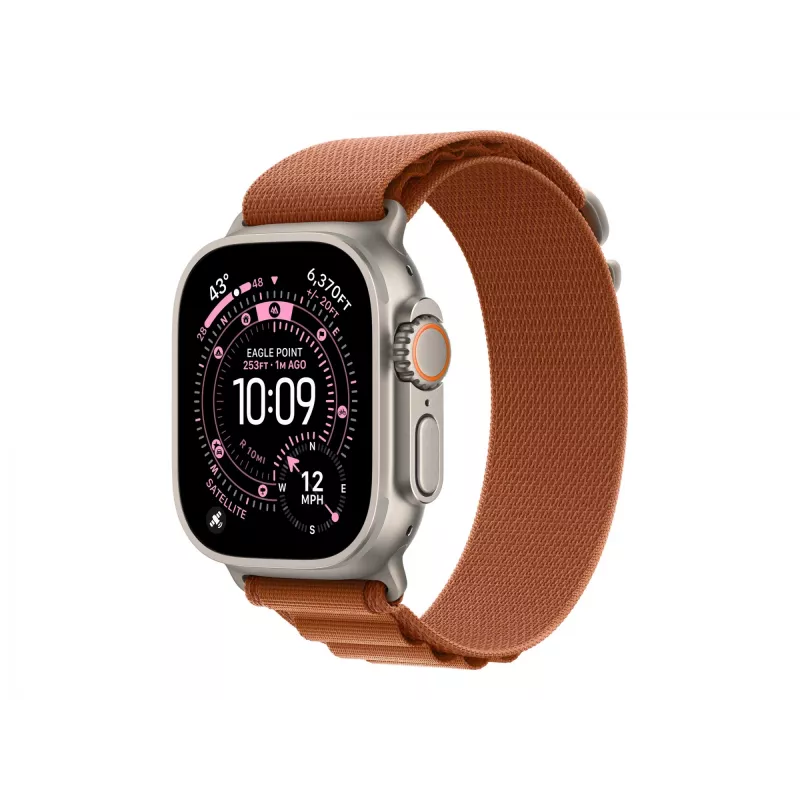 Apple MFTD4ZM/A „Alpine Loop“ dirželis iš titano, poliesterio ir spandekso, rudas