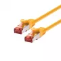 LOGON TCF66F015Y RJ-45 Cat6a tinklo kabelis 1,5 m geltonas