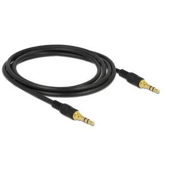 Garso laidas 3.5 mm DeLOCK 85549 2 m juodas