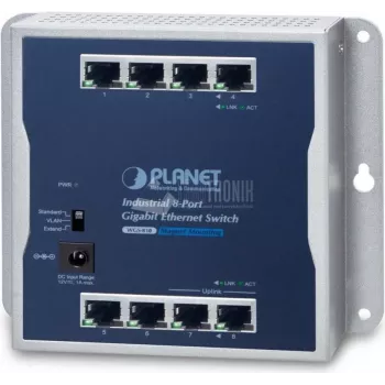 PLANET pramoninis 8 prievadų jungiklis WGS-810