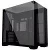 Lian Li O11 Vision Compact korpuso rinkinys + 3x UNI FAN SL-INF 120 Reverse Blade ventiliatorius - juoda