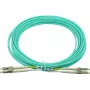 Skaidulinis optinis kabelis BlueOptics EFE350-007.5M-AQ-R-BO LC LC/UPC OM3 7,5 m Aqua