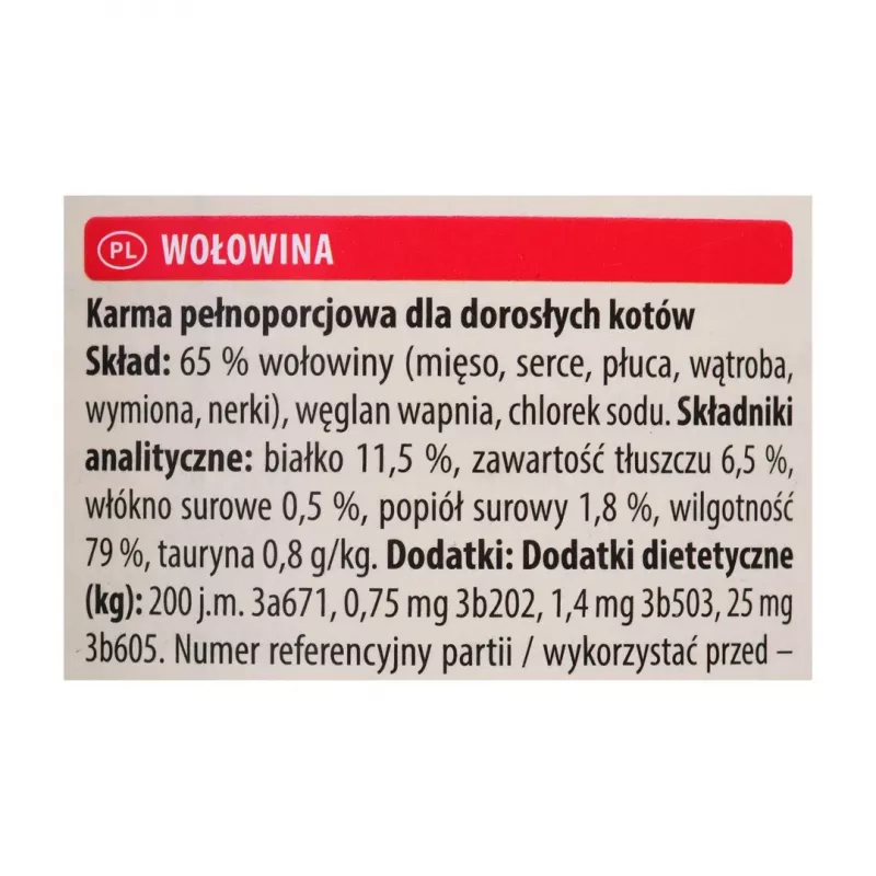 ANIMONDA Carny Adult Beef - šlapias kačių maistas - 400g