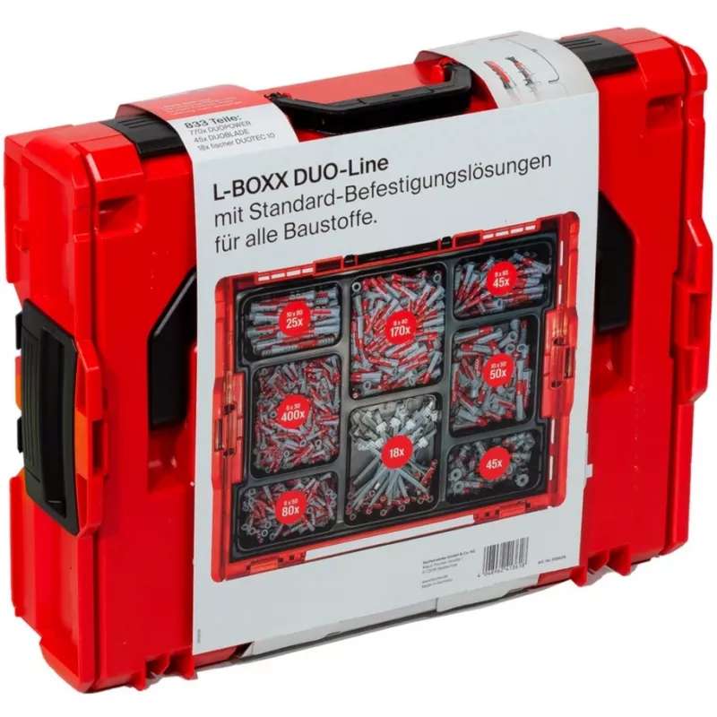Kaiščių rinkinys Fischer L-BOXX 833 vnt.