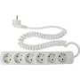 Maitinimo ilgintuvas AS Schwabe 11461 Schuko, 1 lizdas, baltas
