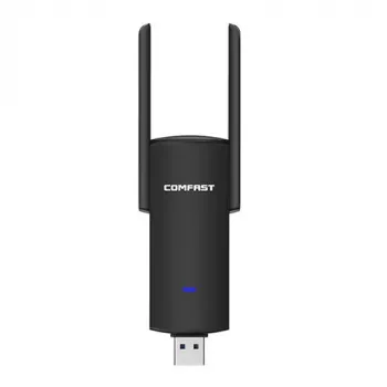 WiFi USB adapteris Comfast CF-924AC-V2 1300Mbps dviejų juostų 2,4GHz/5GHz