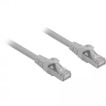 Patch kabelis RJ45 Cat.6a SFTP (Pilka, 10 metrų, LSOH (be halogeno))