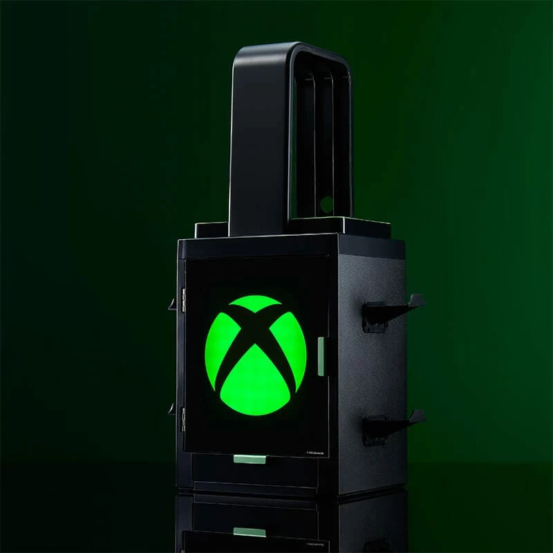 Numskull Games Oficialus Xbox žaidimų laikiklis diskams, juodas, laidinis