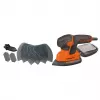Šlifuoklis Black & Decker KA2500K-QS, 120 W, 2 mm orbita, 135×95 mm lapas, 230 V, 2 m laidas