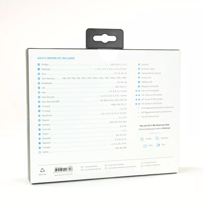 iFixit EU145392 atsuktuvų antgalių rinkinys 112 vnt.