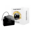 Fibaro FIBEFGS-223 Black relė — 230 V AC, 10 A, IP20, 42×38×20 mm